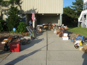 The sale, moments before the customers descend. 